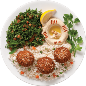 Falafel platter